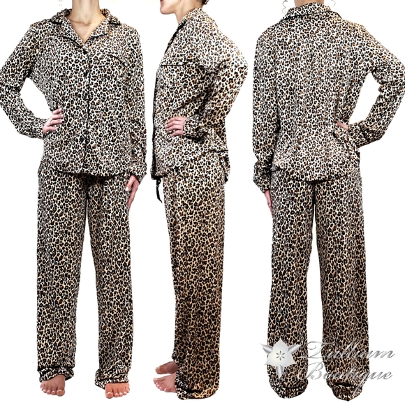Carole Hochman Other - Carole Hochman Animal Print Microfleece Pajama Set